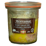 Foie gras nature entier artisanal IGP des Landes Montamat 100g