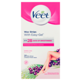 Veet Wax Strips for Body and Legs Normal Skin, 20pcs