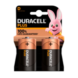 Duracell Plus 100% D X2