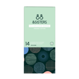 &Sisters Tampons Eco-applicateur Jour Coton Bio | Absorption Moyenne, 14pcs