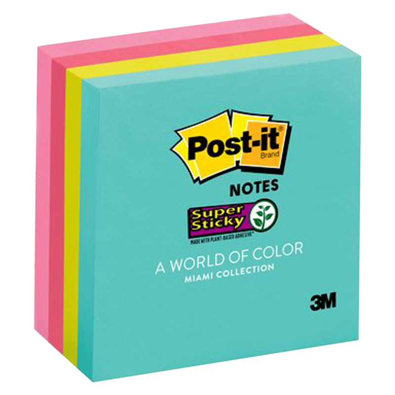 Post It 4x4 Super Sticky Notes 4pk Home Office Fast Delivery By App Or Online