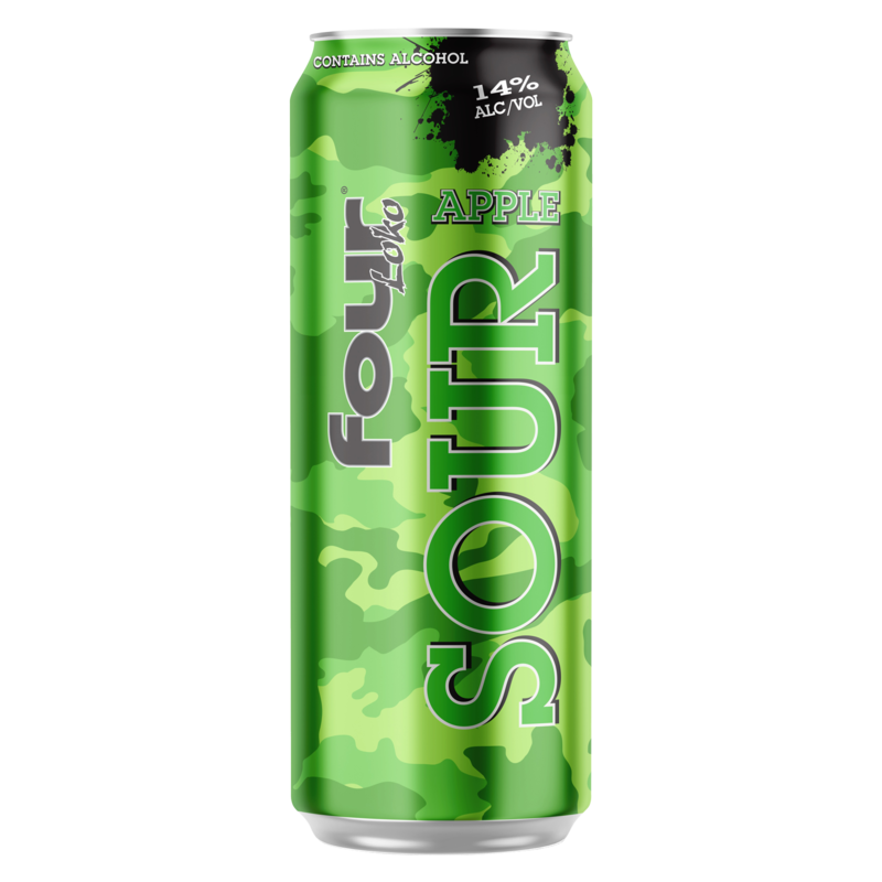 Four Loko Sour Apple Single 23 5oz Can 14 0 ABV Alcohol Fast