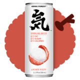 Genki Forest Lychee Fizzee Sparkling Water 11.15oz Can