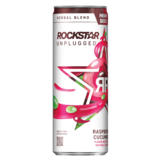 Rockstar Unplugged Raspberry Cucumber 12oz