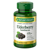Nature's Bounty Elderberry 630mg Softgels 120ct