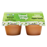 Vermont Village Cannery Organic Unsweetened Apple Sauce Cups 4ct 16oz