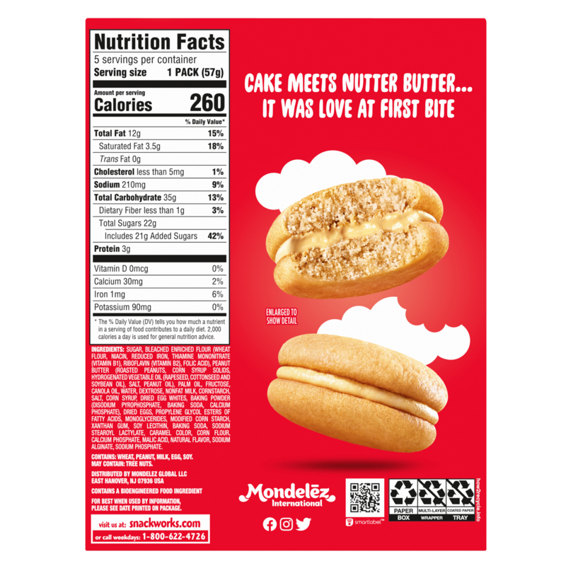 Nutter Butter Cakesters 10.1oz Snacks fast delivery by App or Online