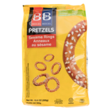B&B Pretzels Sesame Rings 10.6oz
