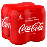 Coca Cola Classic, 4 x 330ml