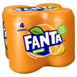 Fanta Orange, 4 x 330ml