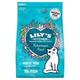 Lily's Kitchen Cat Fisherman's Feast White Fish with Salmon Dry Food, 800g