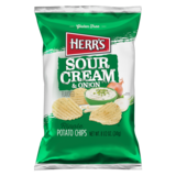 Herr Foods Sour Cream & Onion Chips 8.5oz