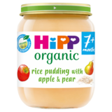 Hipp Organic Rice Pudding With Apple & Pear 7m+, 160g