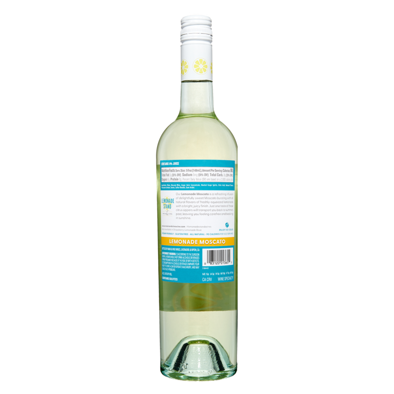 Lemonade Stand at Main and Vine Moscato Lemonade 750 ml Alcohol fast