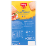 Gluten-Free White Ciabatta Rolls, 200g