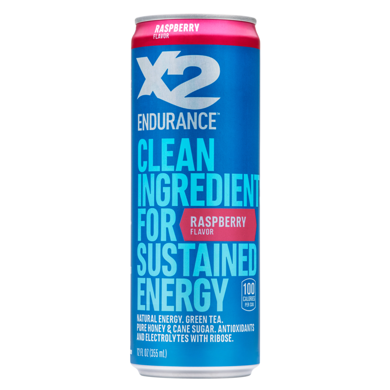 X2 Raspberry Clean Energy Drink 12oz delivered in minutes