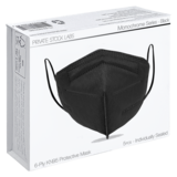 KN95 Protective Mask - Monochrome Series - Black (Pack of 5)