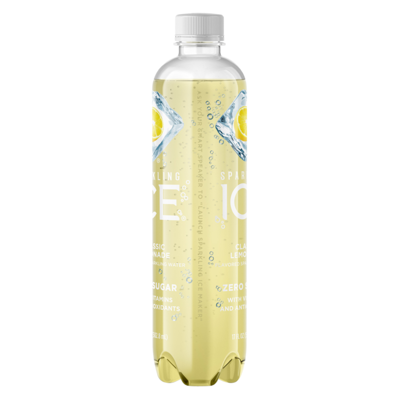 Sparkling ice lemonade sparkling water 17oz btl drinks fast delivery