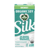 Silk Organic Soymilk Unsweetened 32oz