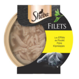 Sheba Repas pour chats adultes poulet et poulet, 60g