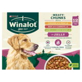 Winalot Dog Food Pouches Mixed in Jelly, 12 x 100g