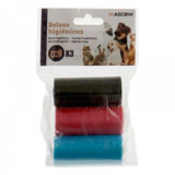 Mascow Sacs plastique animal de compagnie, 3 x 15pcs