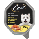 Cesar Nourriture humide pour chiens au poulet et aux légumes, 150g