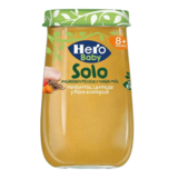 Hero Baby Solo Pot de légumes, lentilles et dinde bio et sans gluten dès 8 mois, 190g