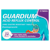 Guardium Tablets Heartburn and Acid Reflux Control, 14pcs