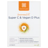 Healthspan ImmunoVit Super C & Vegan D Plus, 60pcs