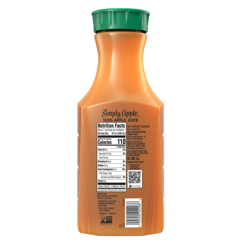 Simply Apple Juice 52oz Drinks fast delivery by App or Online