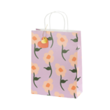 Sac cadeau Fleurs, 10x24x32 cm, 1s