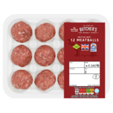 Morrisons 12 Beef Meatballs, 340g