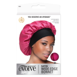 Evolve Satin Wide-Edge Fuchsia Bonnet