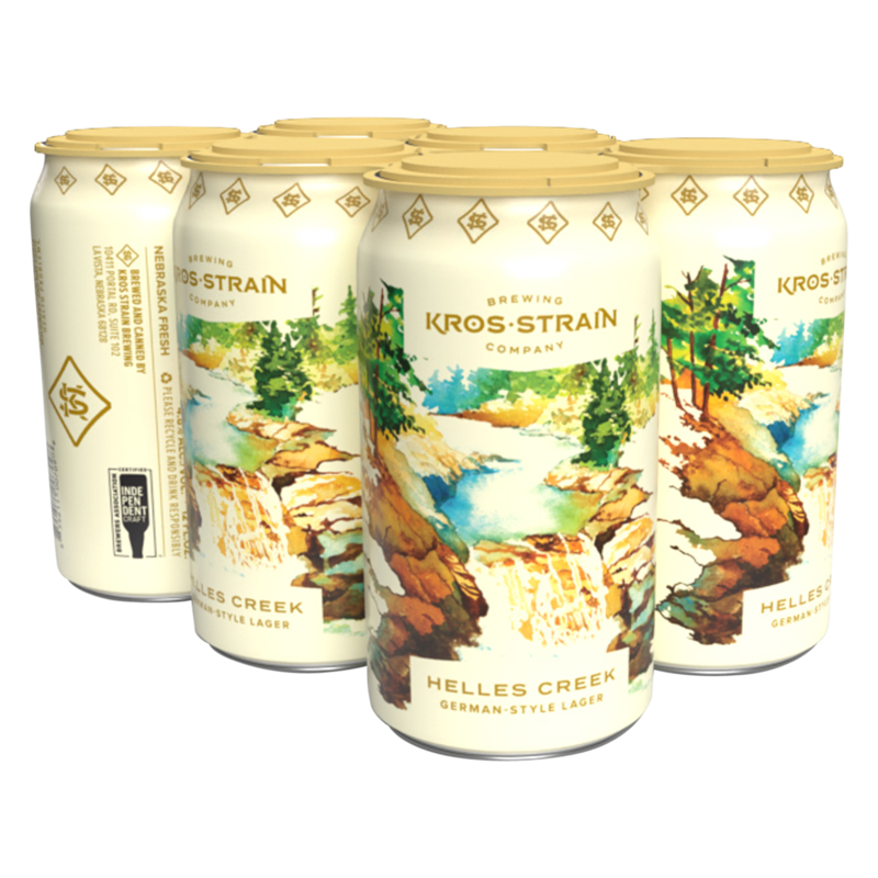 Kros Strain Helles Creek 6pk 12oz Can 4.8 ABV Alcohol fast delivery