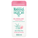 Le Petit Marseillais Gel Douche & Bain Micellaire Aloe Fleur Pommier, 650ml