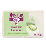 Le Petit Marseillais Savon Soin Nourrissant Huile Amande Douce, 2 x 100g