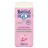 Le Petit Marseillais Gel Douche&Bain Extra Doux Fleur De Cerisier, 650ml