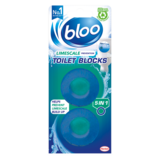 Bloo Limescale Prevention Toilet Blocks 5 In 1 Twin, 1pcs
