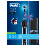 Oral B Pro 2 2500 CrossAction Electric Toothbrush Rechargeable Powered by Braun, 1pcs