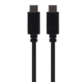 Maplin USB-C to USB-C Cable Black, 1m, 1pcs