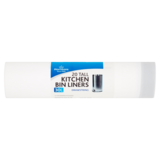 Morrisons 20 Drawstring Tall Kitchen Waste Liners 30L, 1pcs