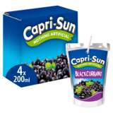 Capri-Sun Blackcurrant, 4 x 200ml