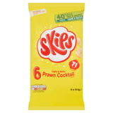 Skips 6 Tingly Prawn Cocktail, 6 x 13.1g