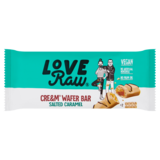 Love Raw Vegan Cream Fill Wafer Bar Salted Caramel, 45g