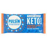 Pulsin Choc Orange & Peanut Keto Bar, 50g