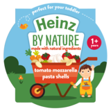 Heinz Tomato & Mozzarella Pasta Shapes 1-3 Years, 230g