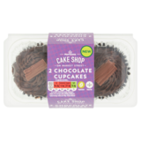 Morrisons Chocolate Cupcakes, 2pcs