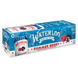 Waterloo Summer Berry Sparkling Water 12pk 12oz Can