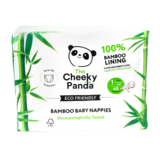 Cheeky Panda Bamboo Nappies Size 1 (2-5Kg) V2, 48pcs